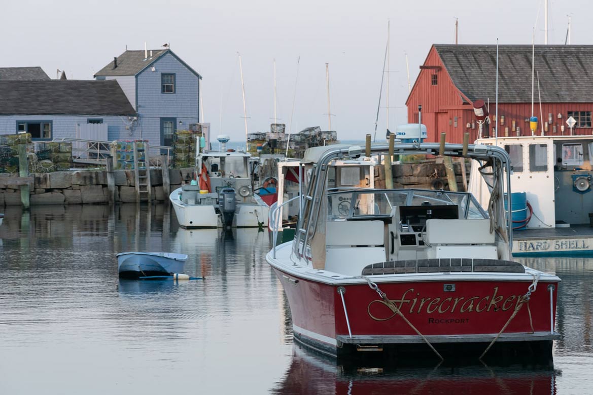 Rockport MA Harbor boat